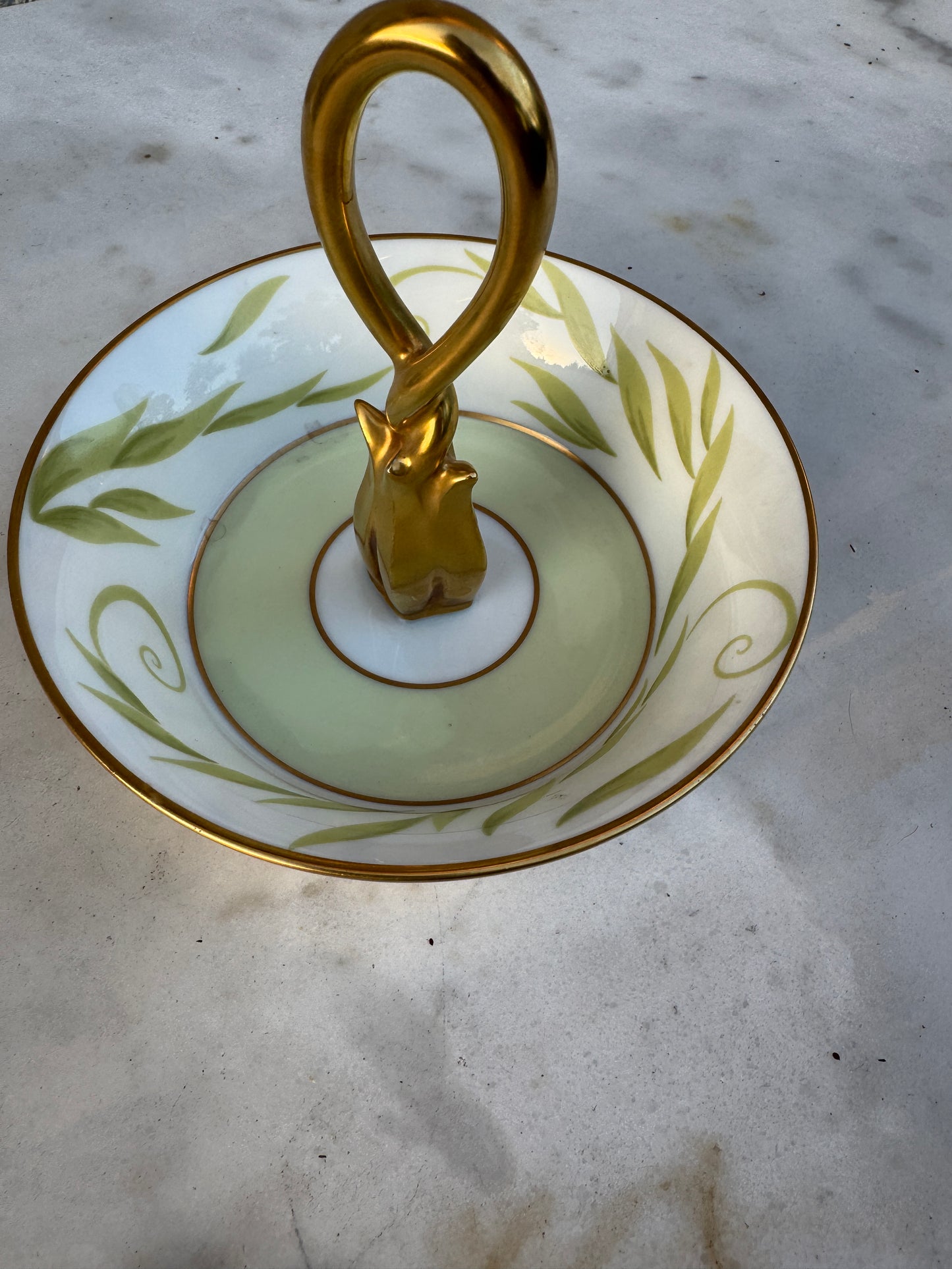 Bernardaud Frivole French Porcelain Candy Tray – Limoges Dessert Dish – 15cm