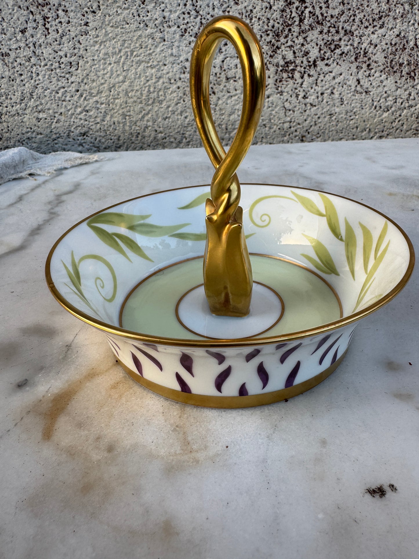 Bernardaud Frivole French Porcelain Candy Tray – Limoges Dessert Dish – 15cm