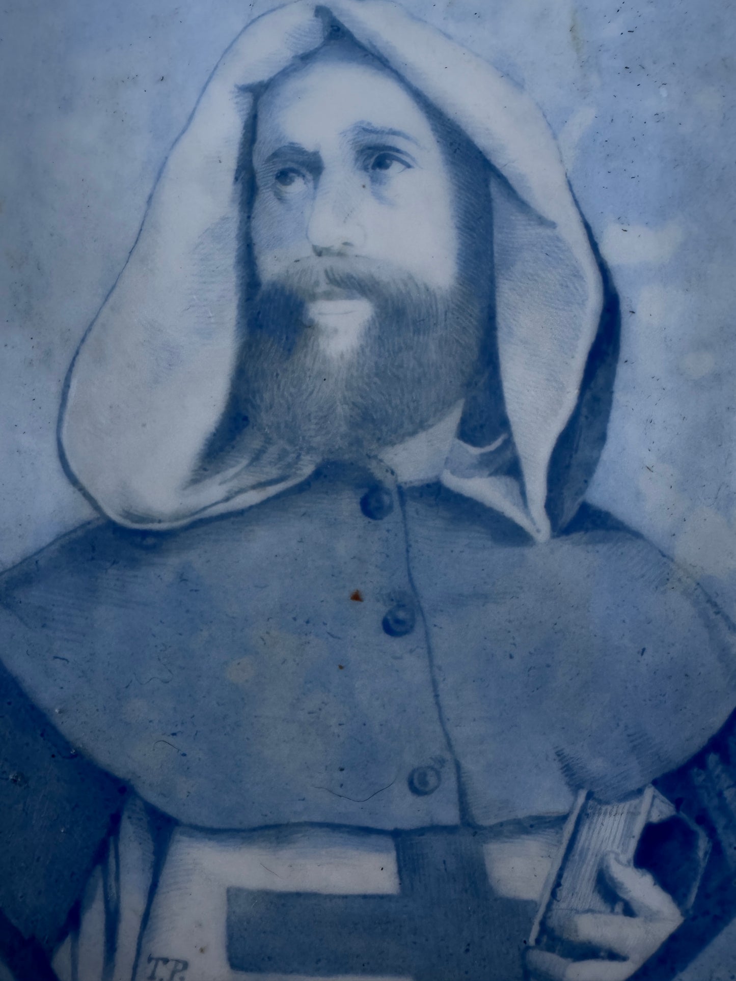 Antique French Porcelain Plaque – Saint Jean de Matha, 1884