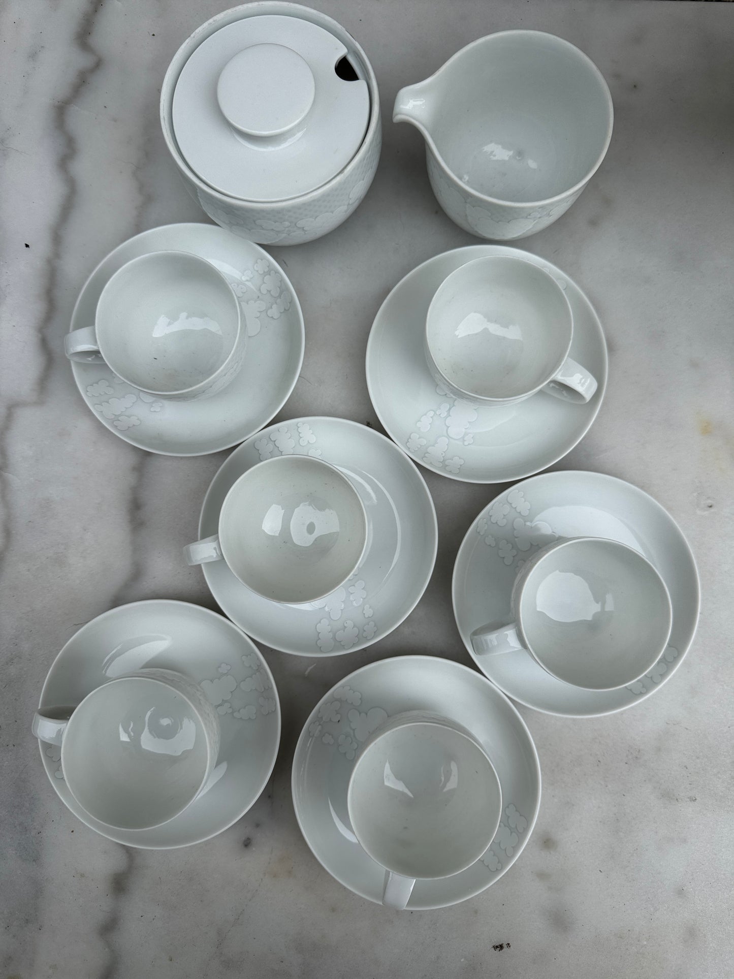 Rosenthal Studio-Line “Cumulus” Coffee Set by Rut Bryk – 1979–1980 – Rare Anniversary Edition