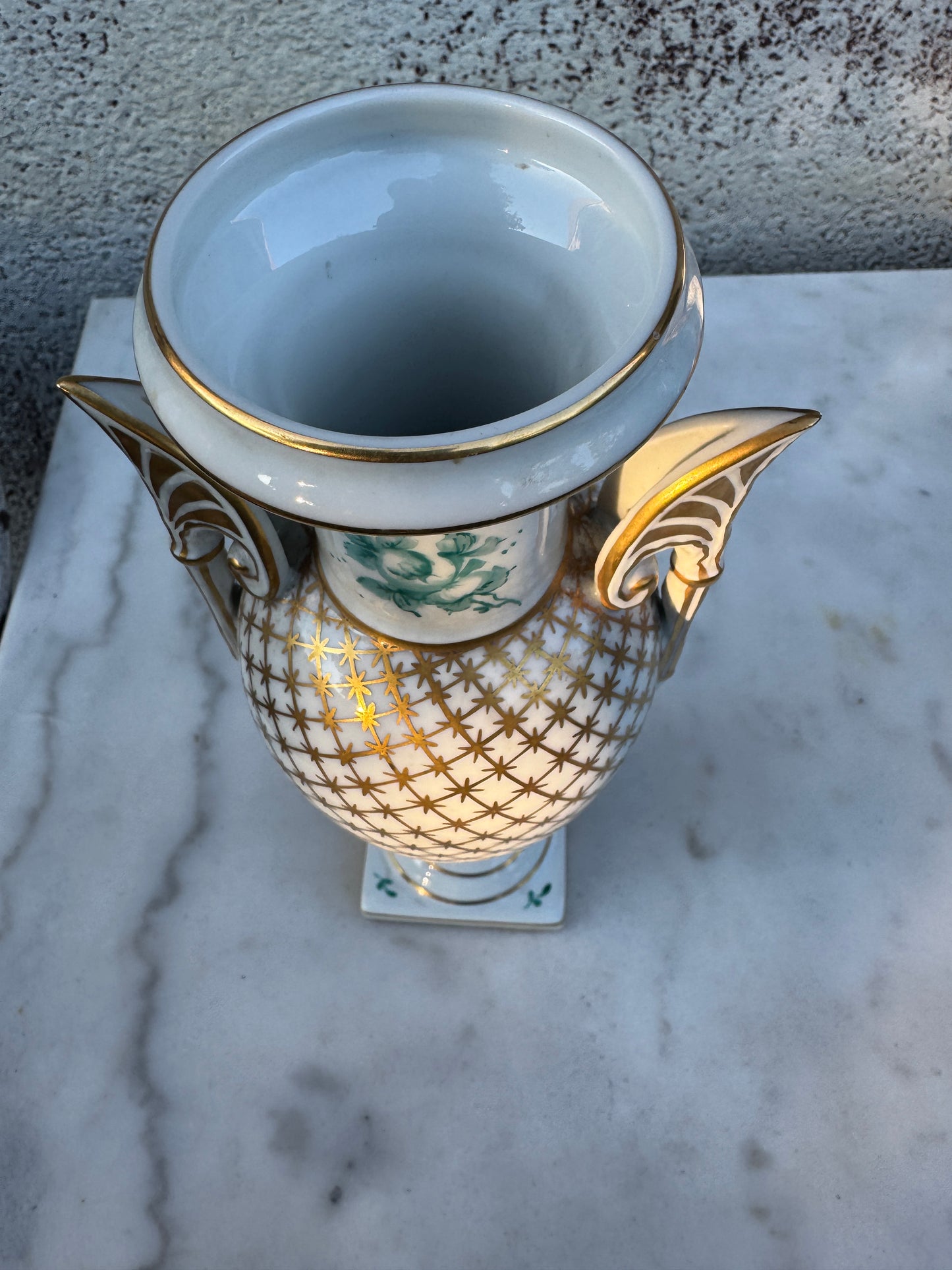 Antique French Porcelain Vase – Paris Décor Main – 30.5 cm