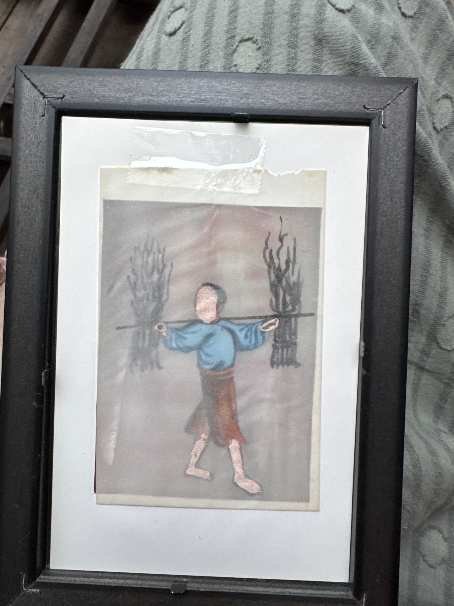 Antique Chinese Pith Painting – Qing Dynasty Hand-Painted Export Art