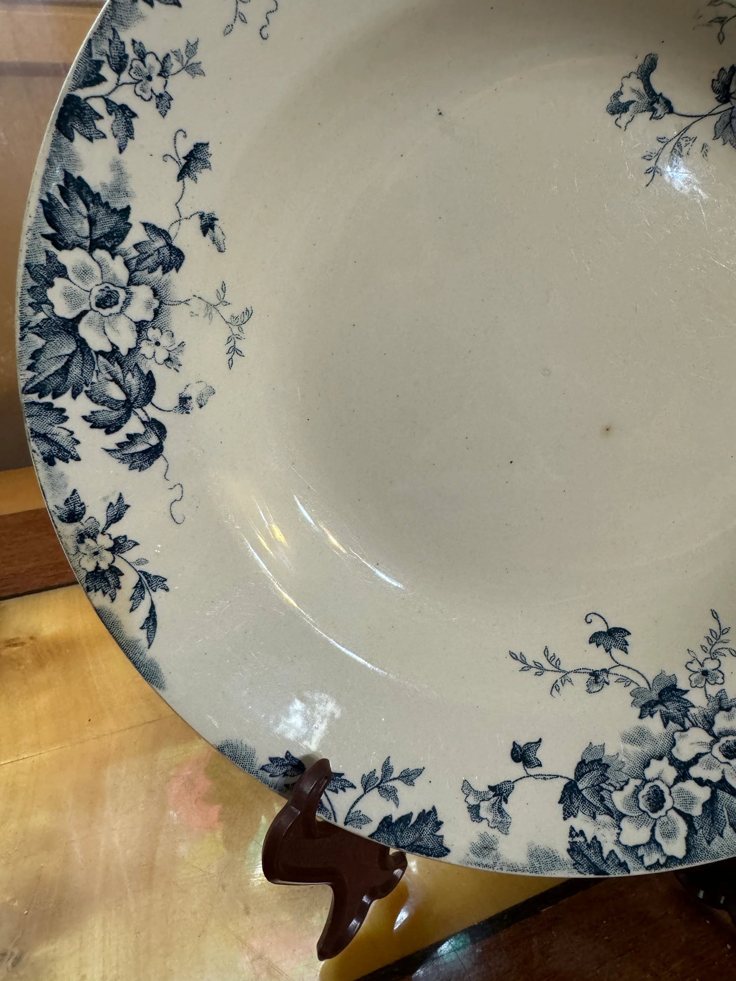 Set of 4 Antique French Plates - St. Amand et Hamage - 'Marie-Louise' - 23 cm