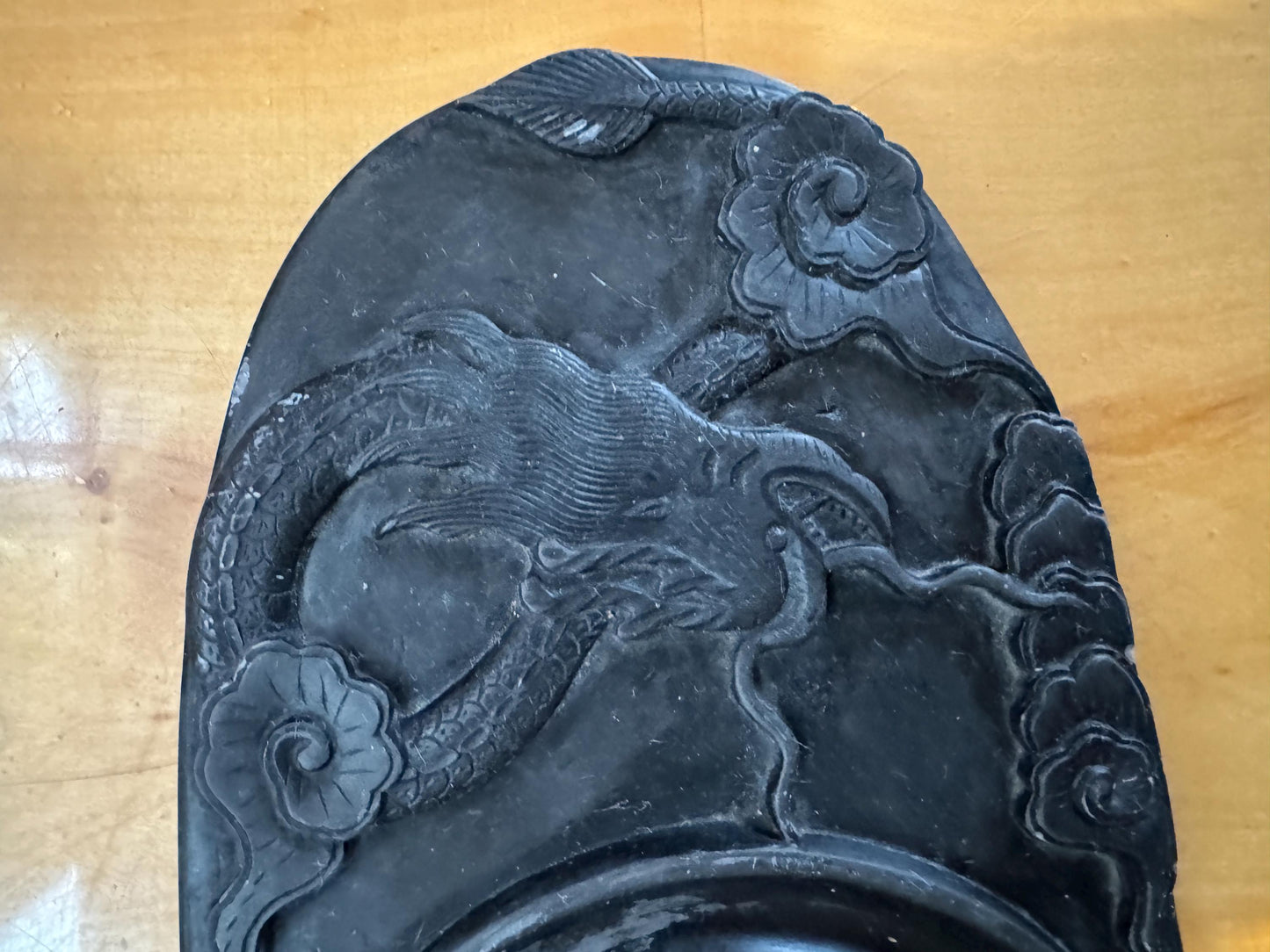 Antique Chinese Scholar's Inkstone – Dragon – ca. 18th century
