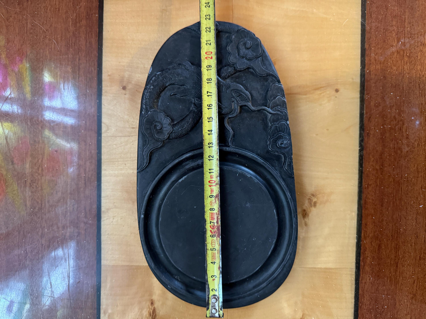 Antique Chinese Scholar's Inkstone – Dragon – ca. 18th century