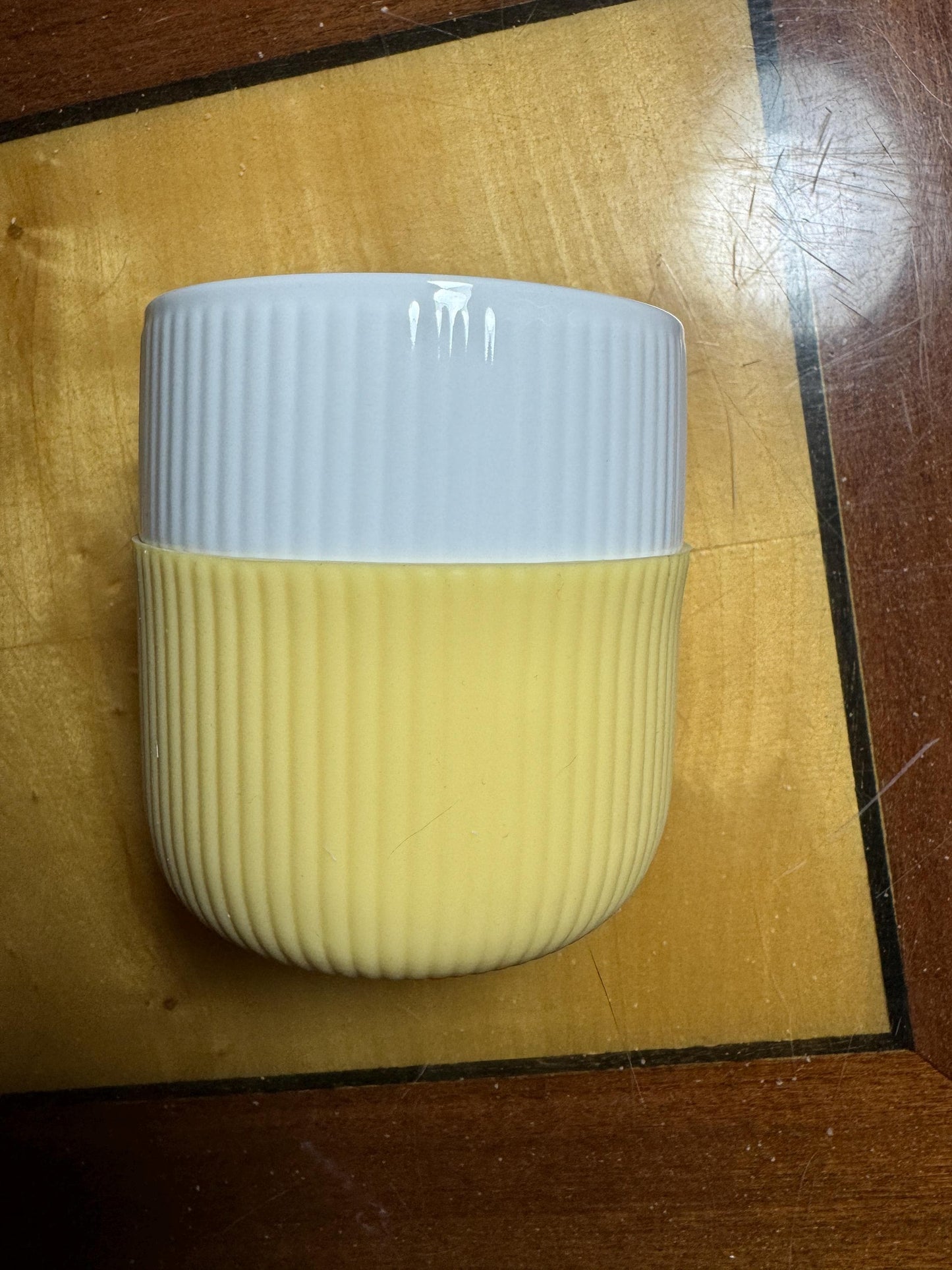 Set of 2 Royal Copenhagen Yellow Cups – Modern Scandinavian Design