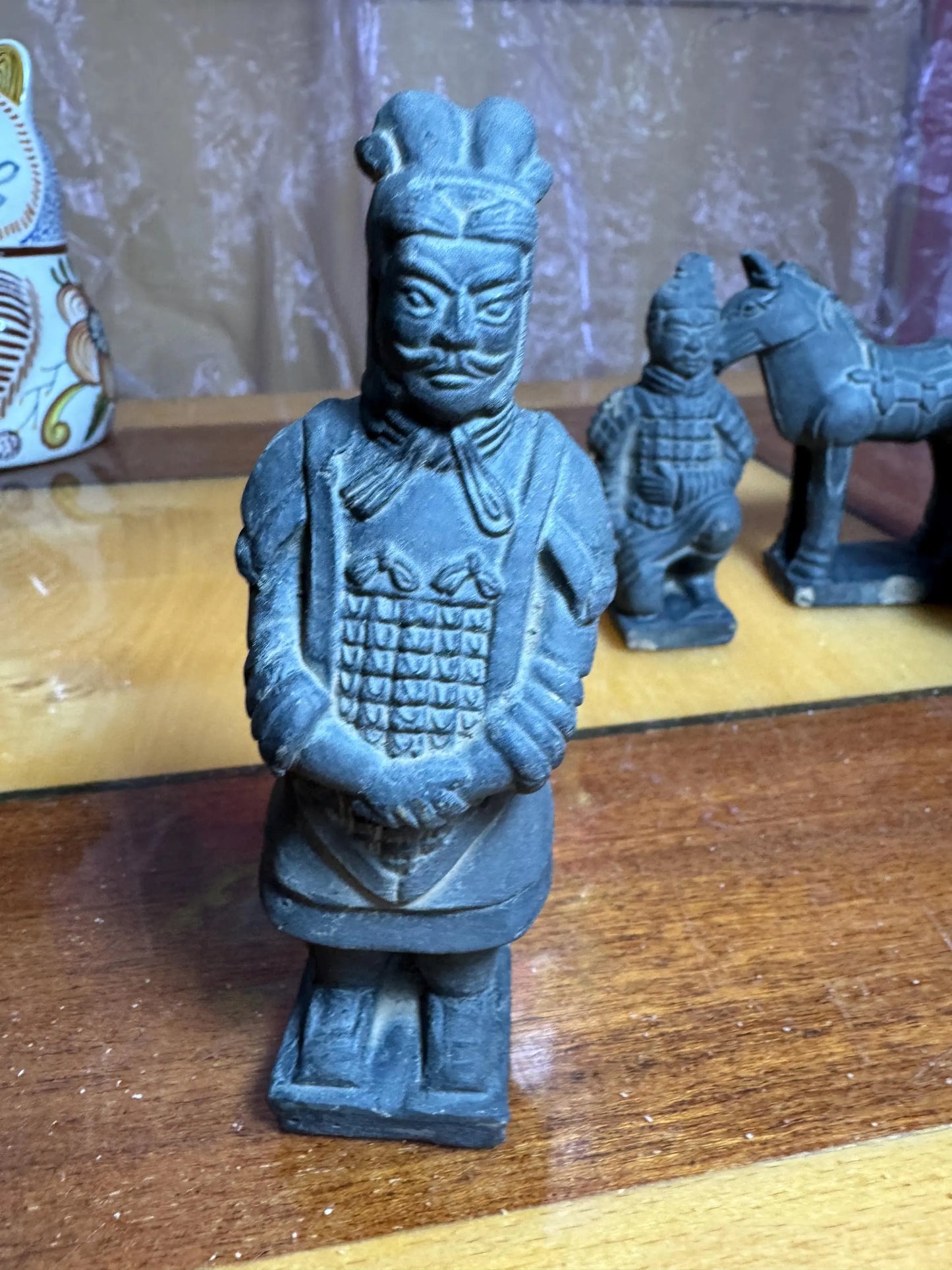Vintage Terracotta Warriors Figurine Set – Xi’an Army Souvenir – China