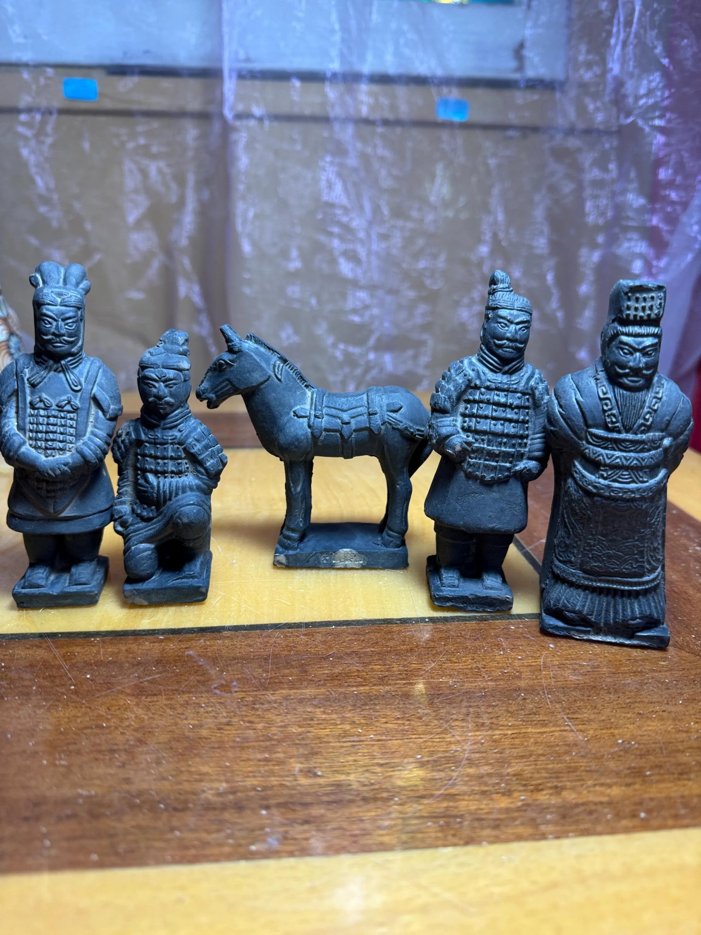 Vintage Terracotta Warriors Figurine Set – Xi’an Army Souvenir – China
