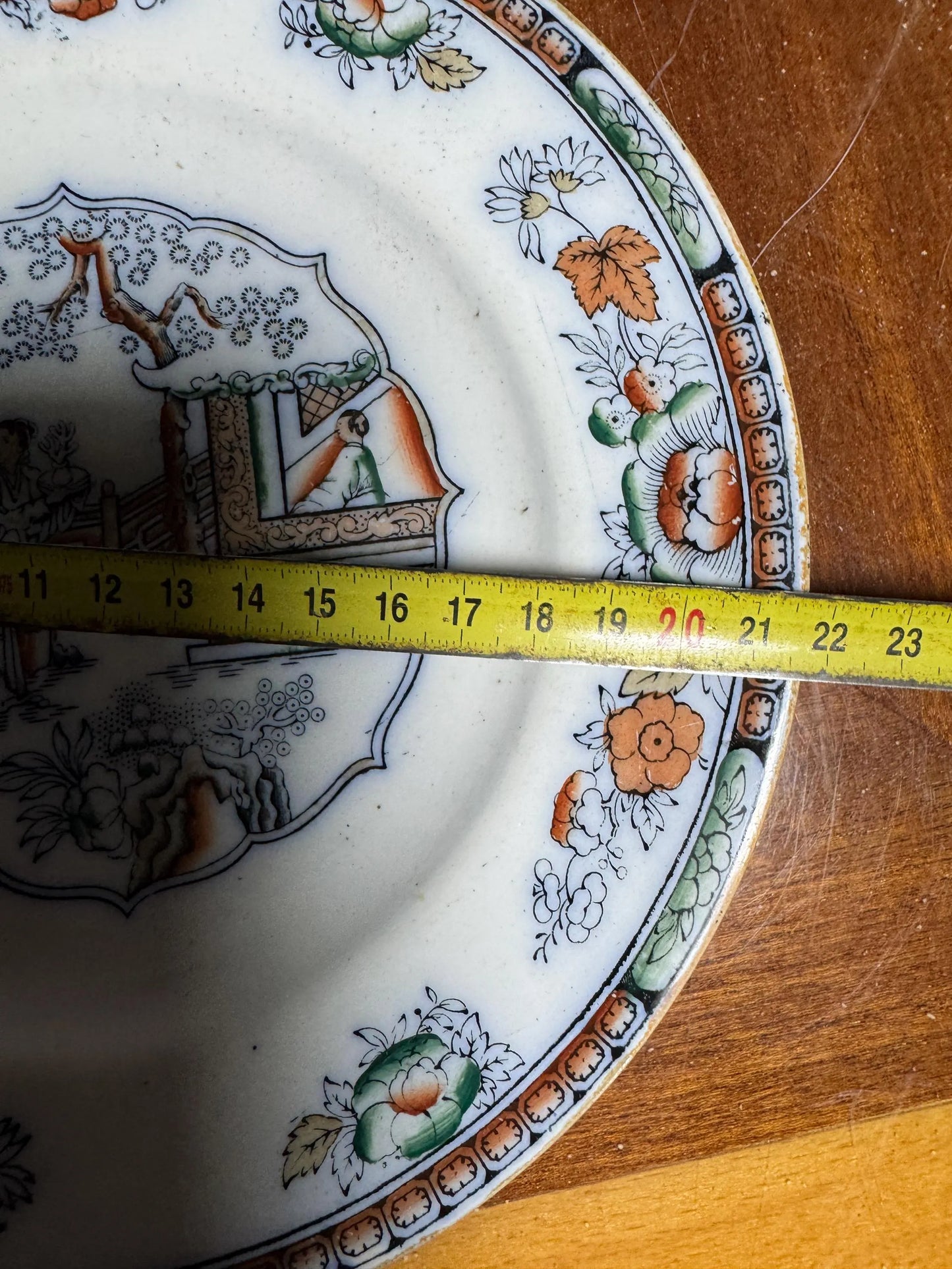 Antique English Plate “Chinese Pattern” – L.S.&S. Staffordshire – 19th Century