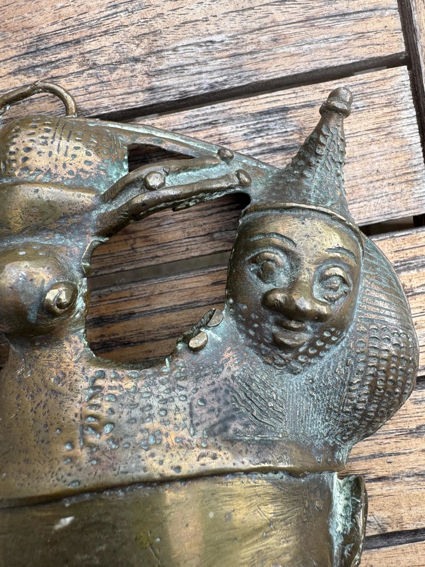 Antique African Bronze Mask
