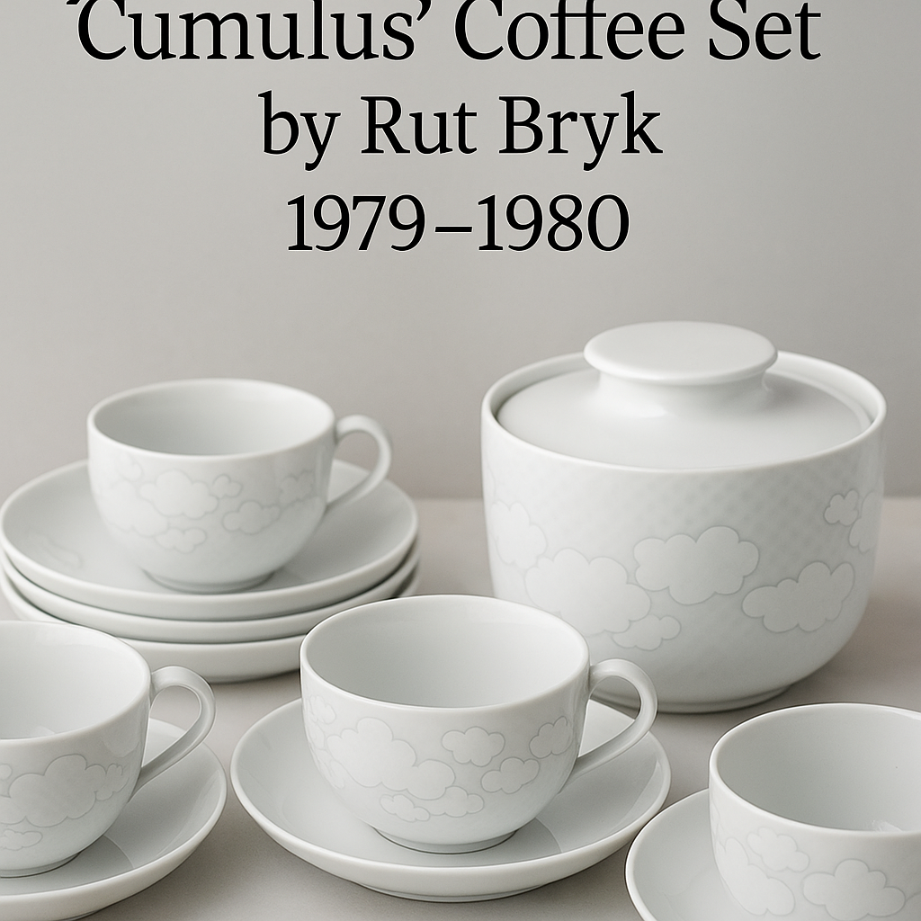 Rosenthal Studio-Line “Cumulus” Coffee Set by Rut Bryk – 1979–1980 – Rare Anniversary Edition