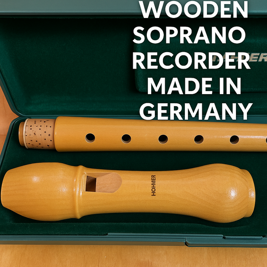 Vintage Hohner Wooden Recorder with Original Case – Made in Germany