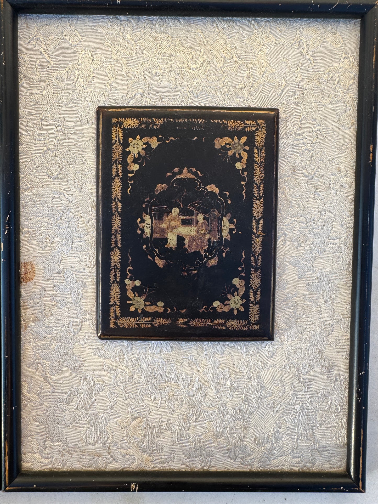 Pair of Framed Chinoiserie Panels – Vintage Asian Décor