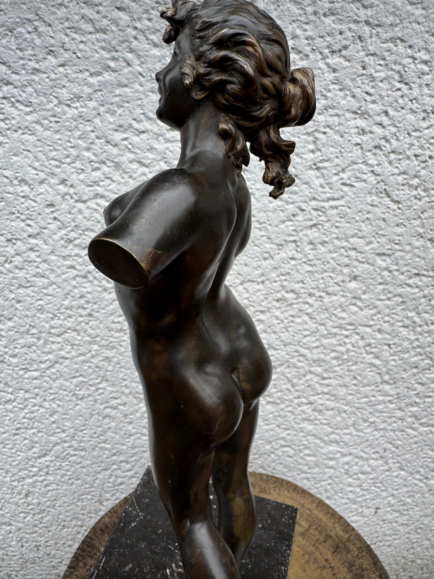 Antique Bronze Sculpture of a Woman – In the Style of Clodion – Art Nouveau – No. 326 – ca. 1900