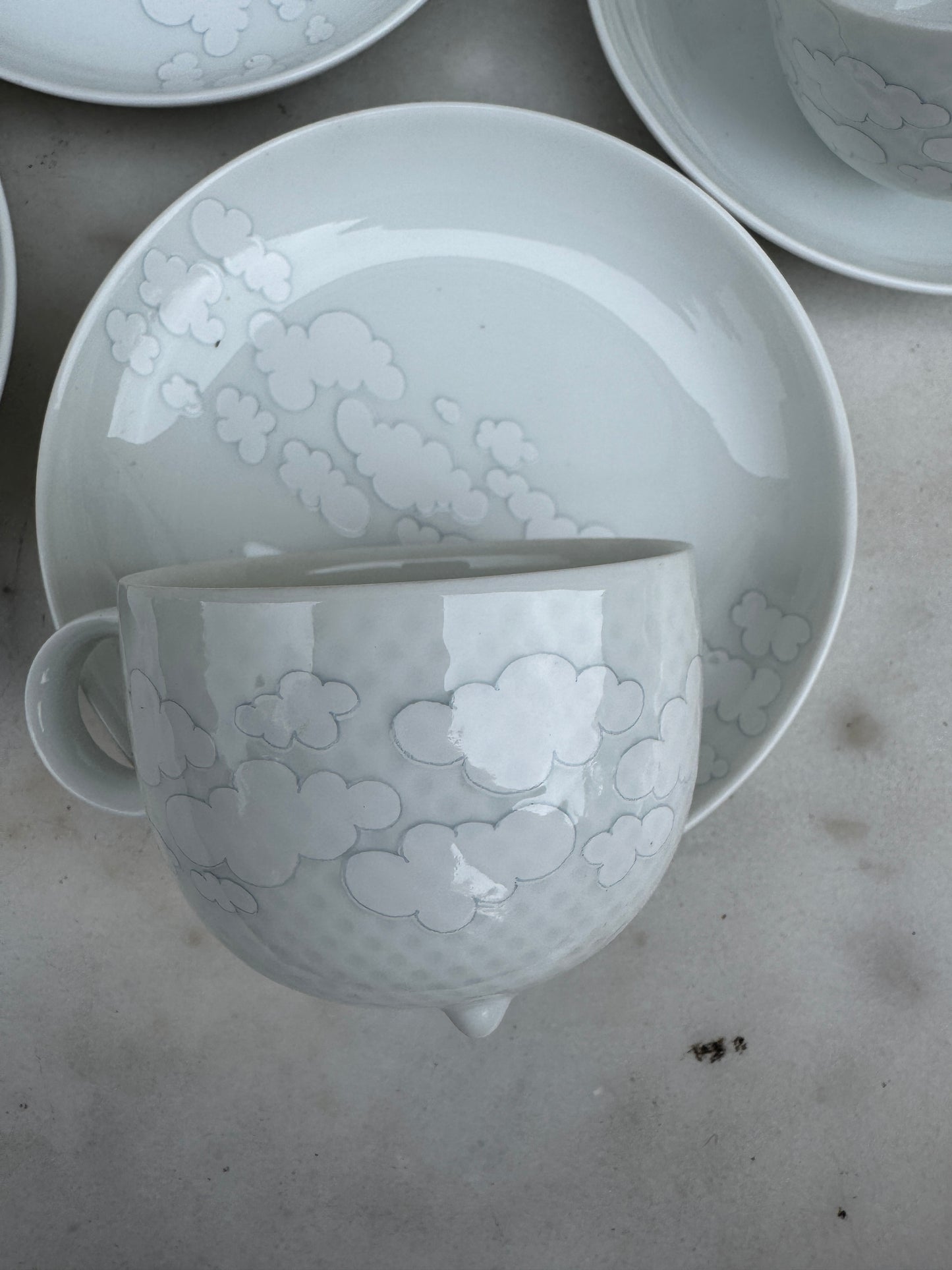 Rosenthal Studio-Line “Cumulus” Coffee Set by Rut Bryk – 1979–1980 – Rare Anniversary Edition