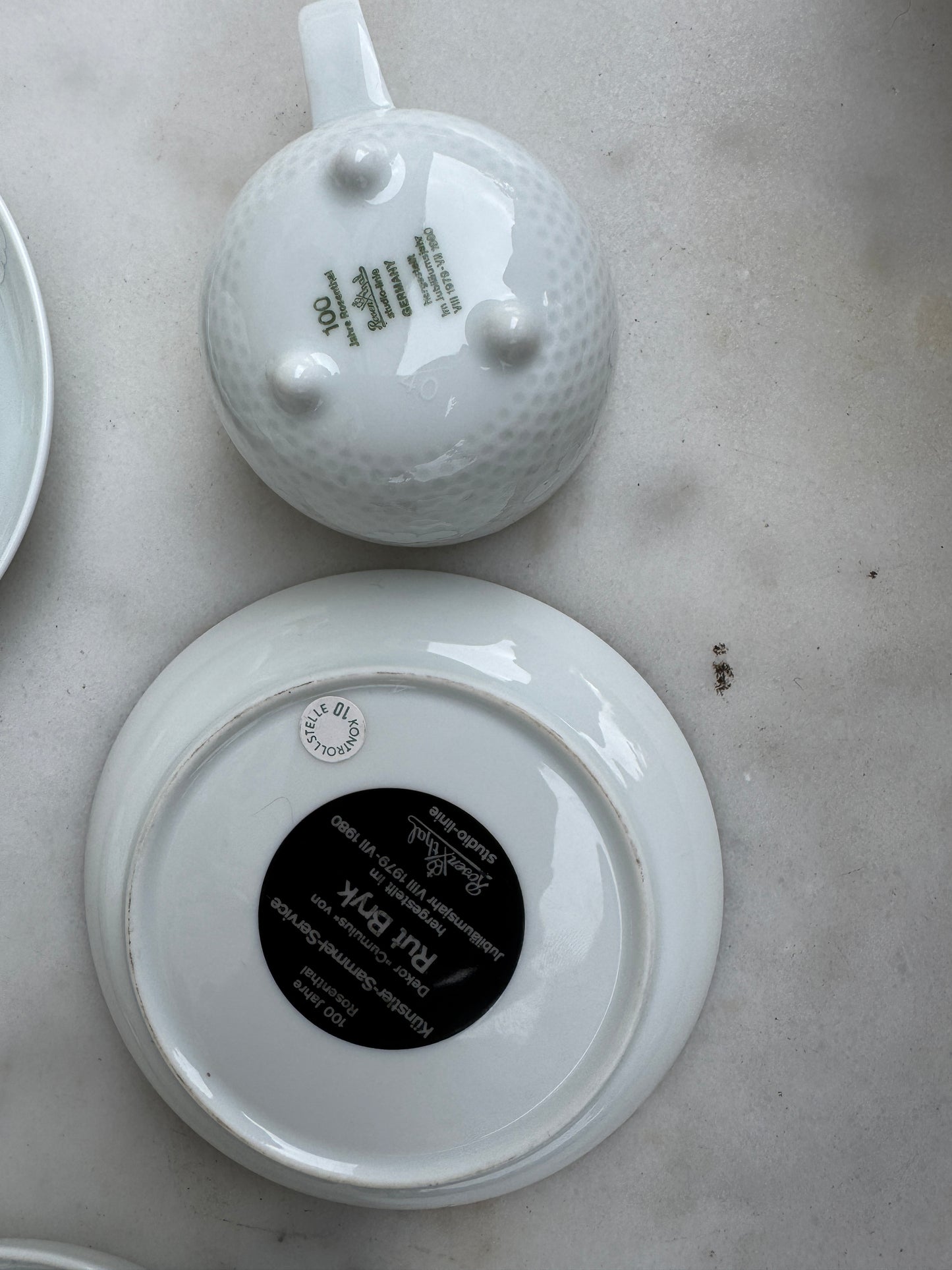 Rosenthal Studio-Line “Cumulus” Coffee Set by Rut Bryk – 1979–1980 – Rare Anniversary Edition