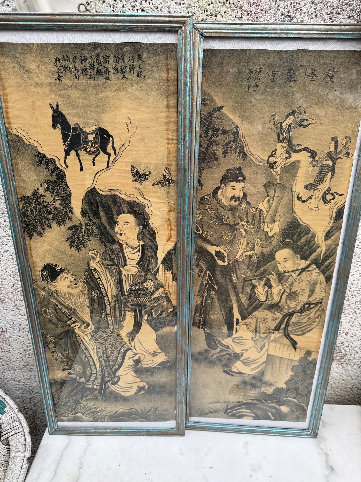 Set of 4 Antique Chinese Prints – Gallery Collection