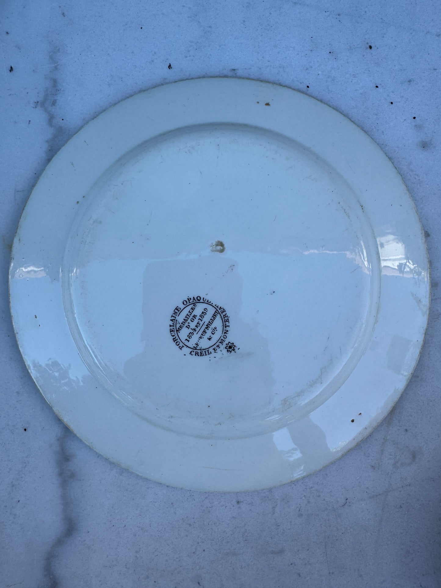 Antique Creil et Montereau Transferware Plates – Algerian Campaign – ca. 1840s – Sold Individually