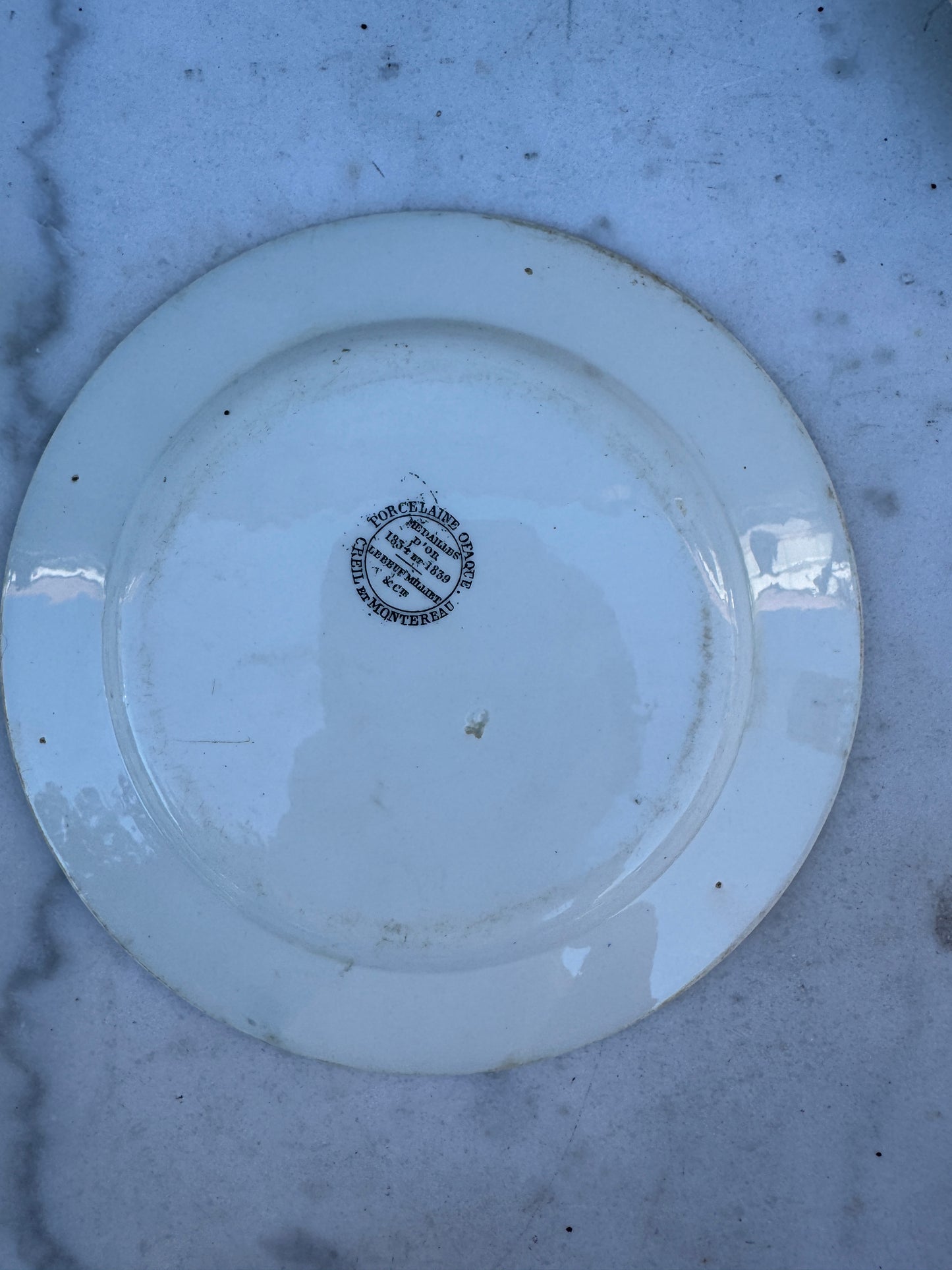 Antique Creil et Montereau Transferware Plates – Algerian Campaign – ca. 1840s – Sold Individually