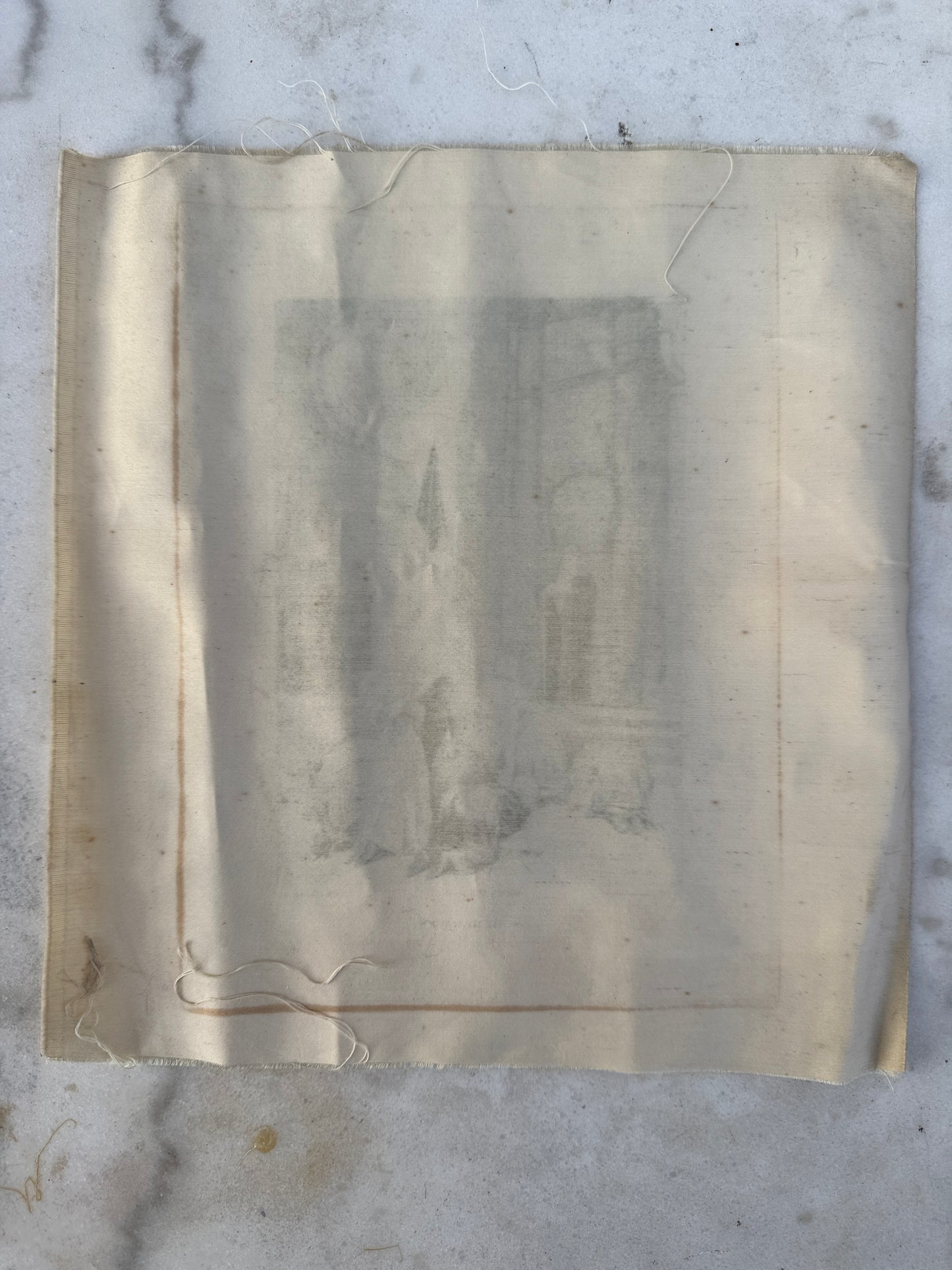 Victor Hugo Antique Silk Engravings – 19th Century French Prints on Silk – Sold Individually or Set
