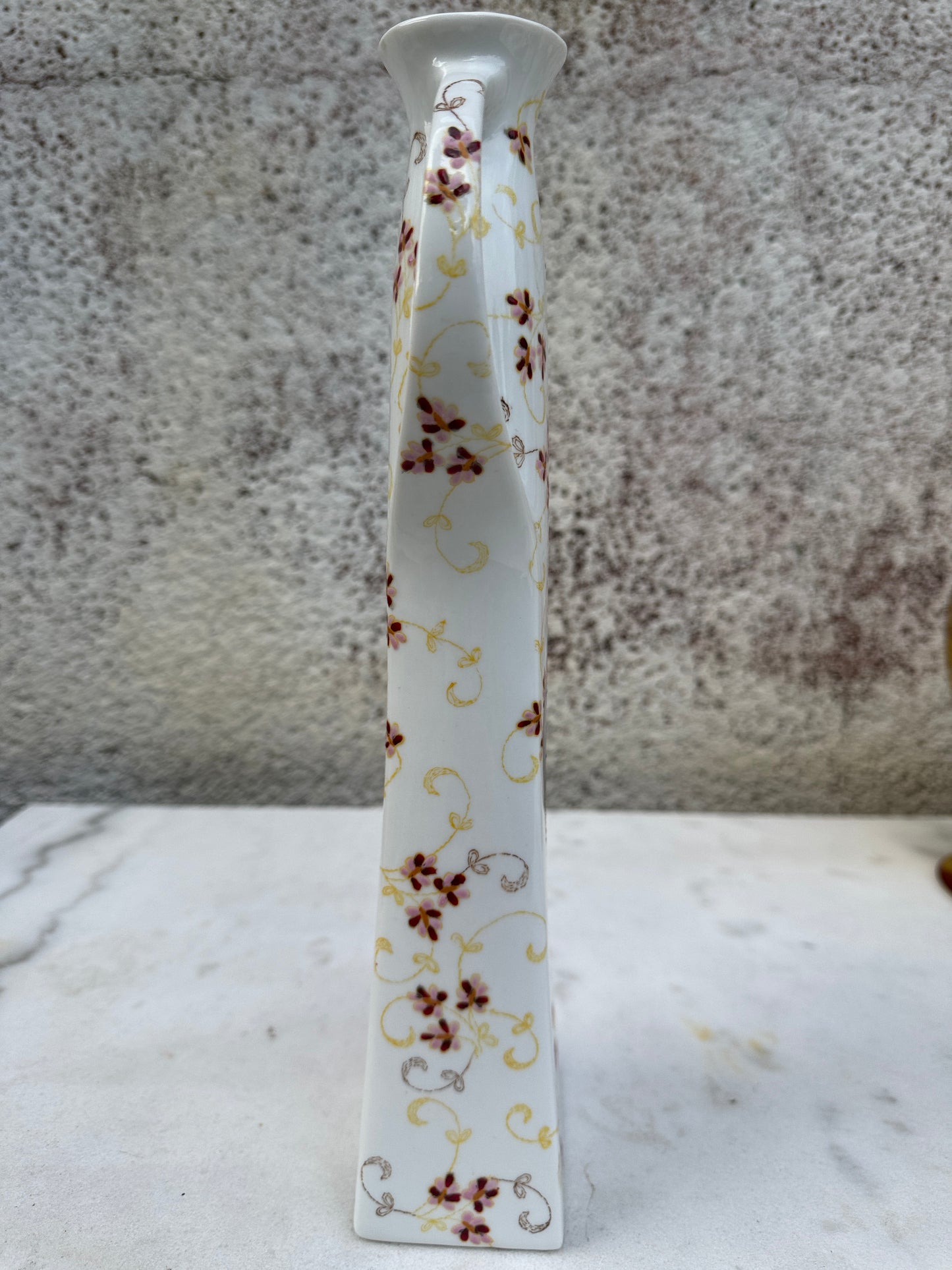 Persian-Style Porcelain Vase – Natasha Farina Paris – Enamel Portrait Decoration