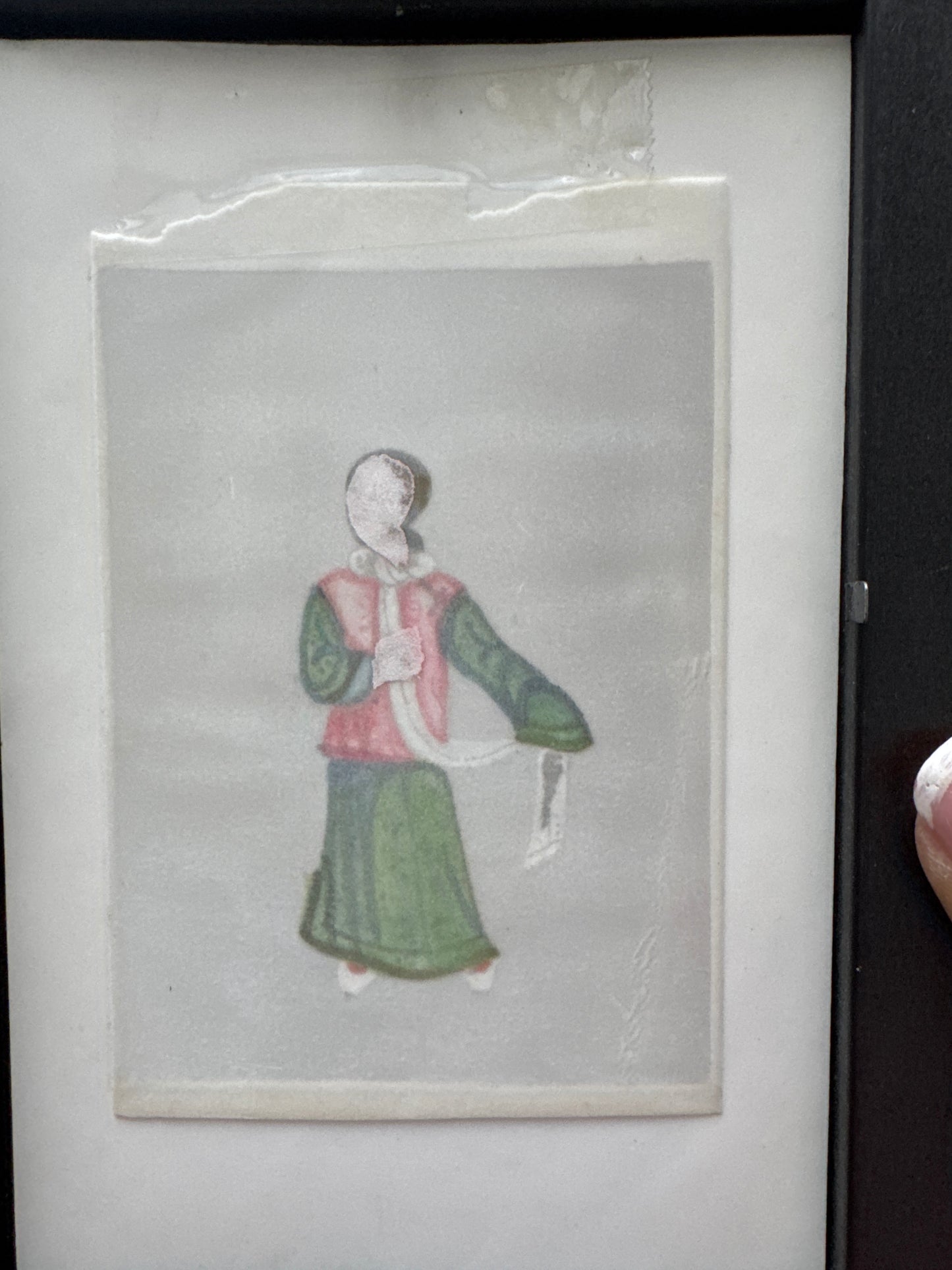 Antique Chinese Pith Painting – Qing Dynasty Hand-Painted Export Art