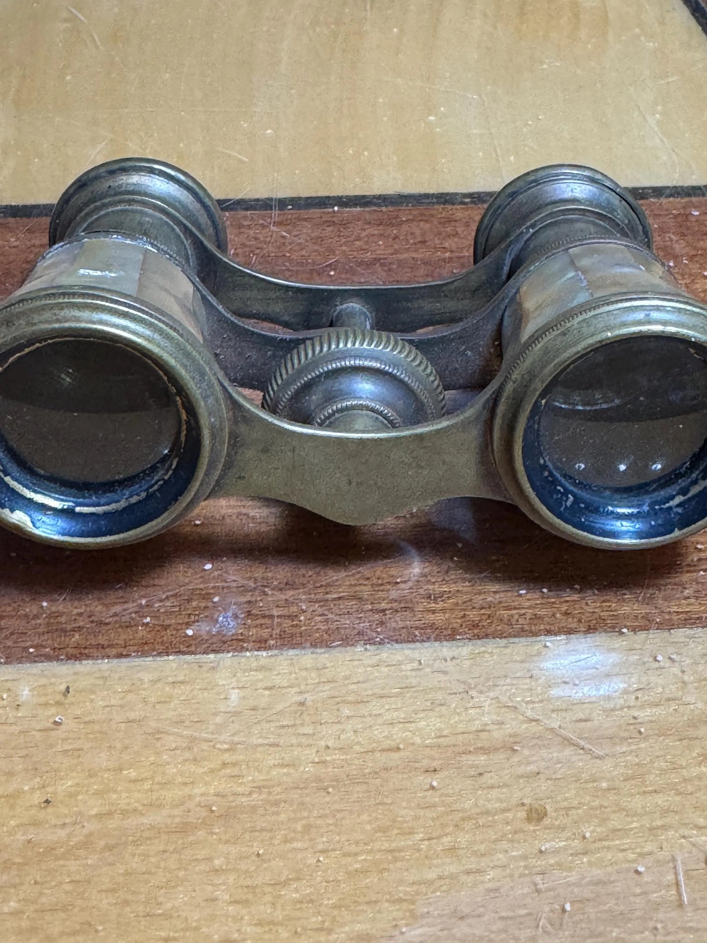 Antique Chevalier Paris Opera Glasses – Mother of Pearl – Late 19th Century French Theater Binoculars – 6 cm