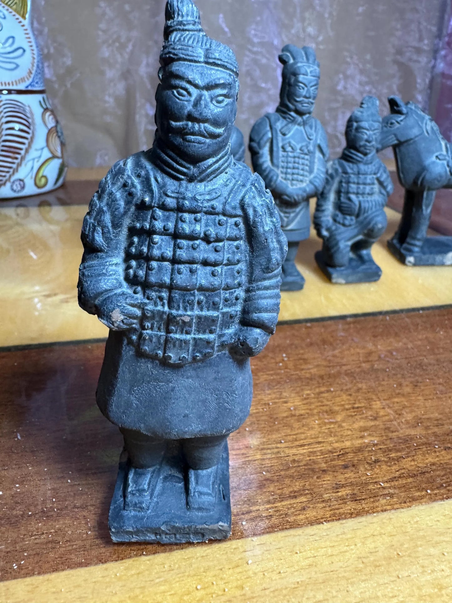Vintage Terracotta Warriors Figurine Set – Xi’an Army Souvenir – China