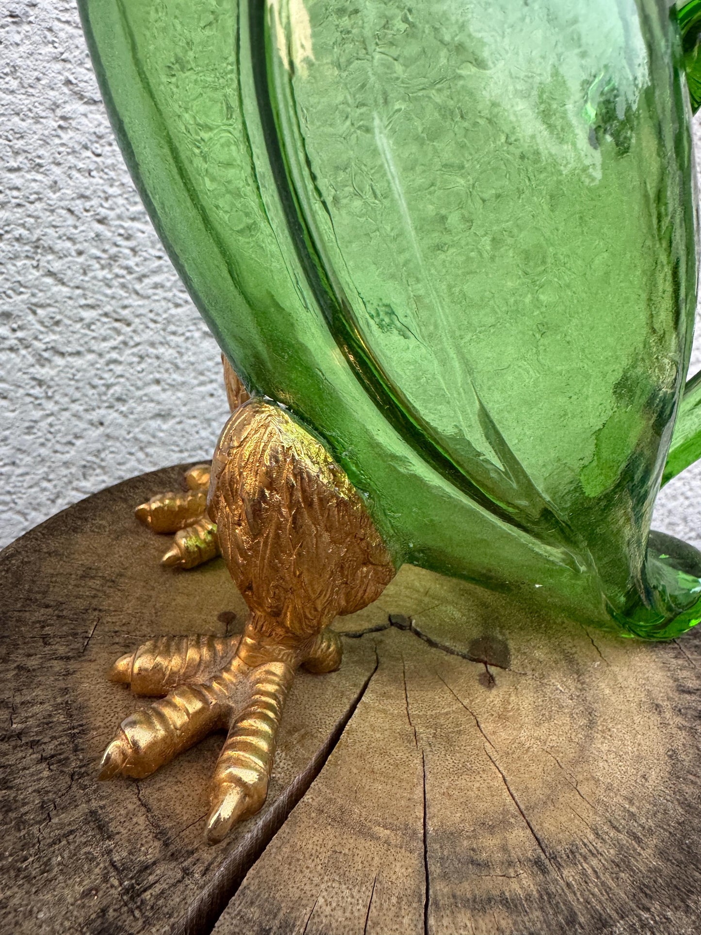 Luxury Vintage Glass & Gilt Bronze Eagle Decanter – Rare Collector Piece