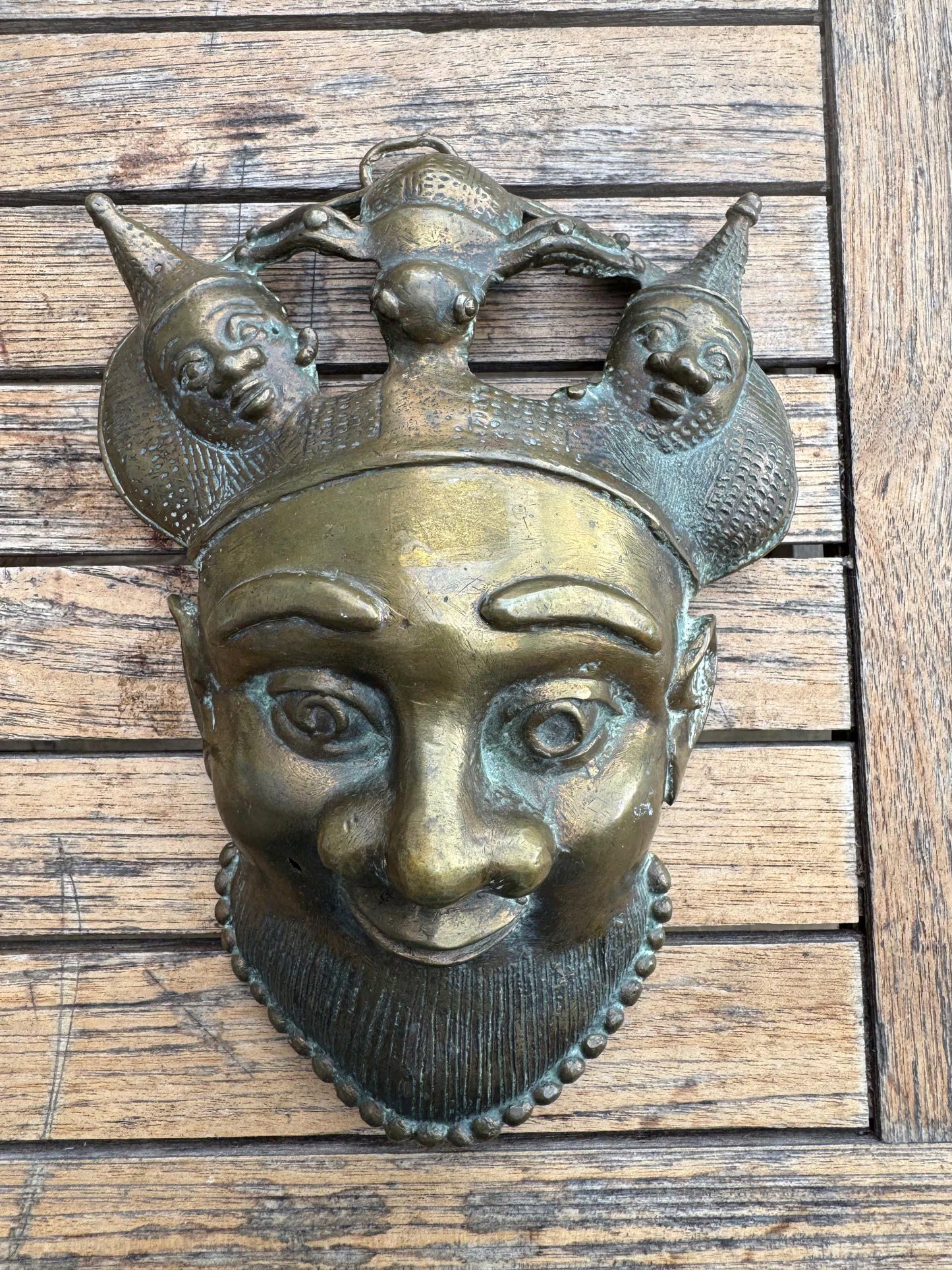 Antique African Bronze Mask