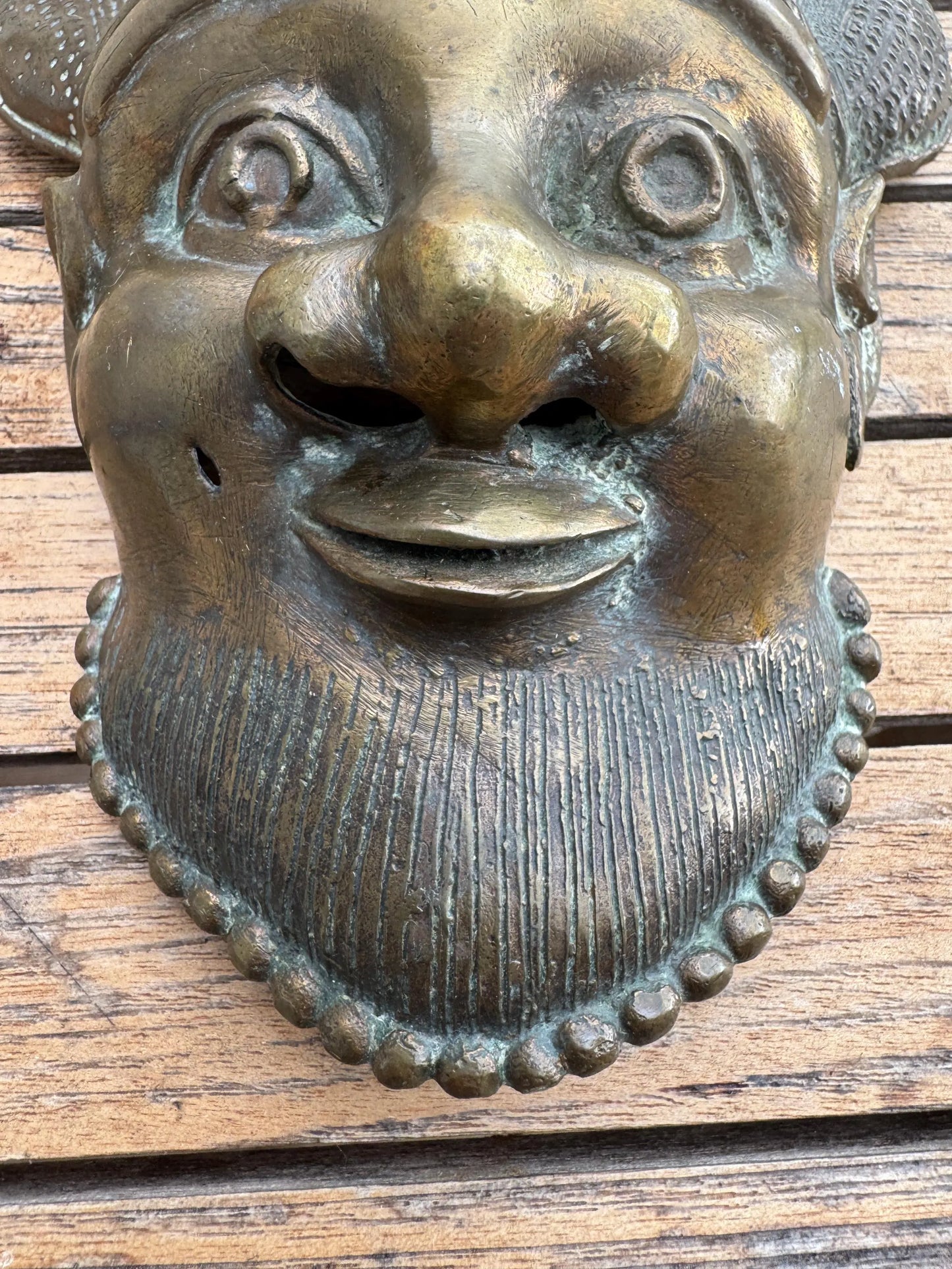 Antique African Bronze Mask