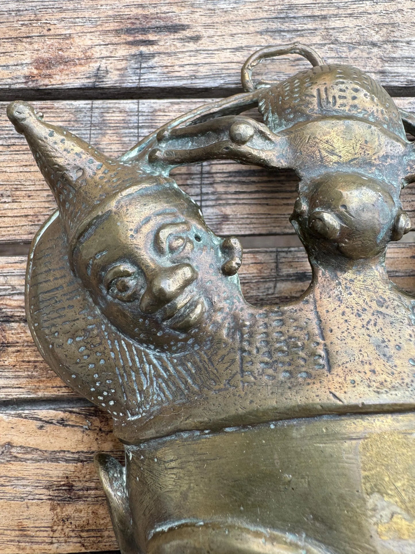 Antique African Bronze Mask