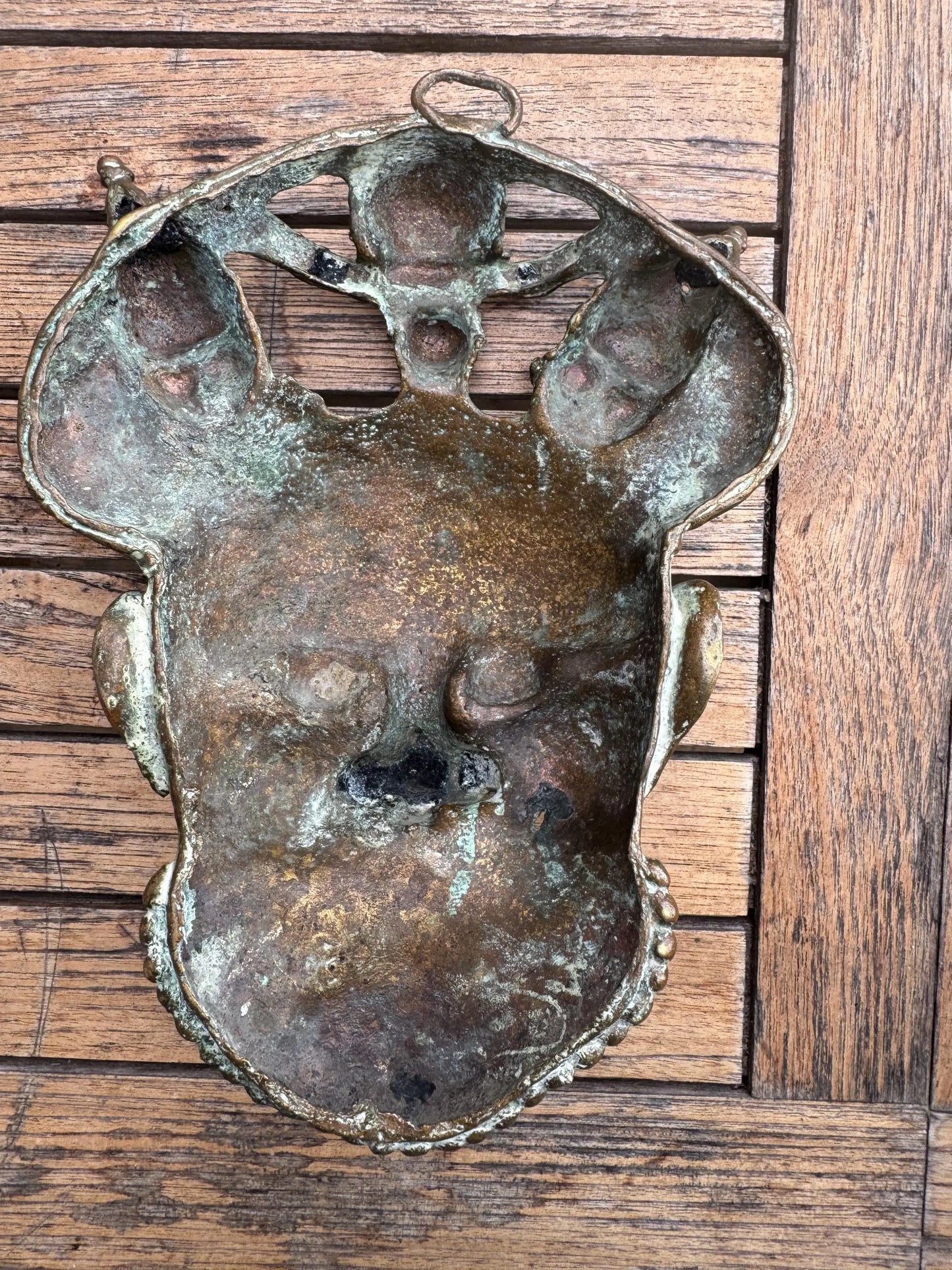 Antique African Bronze Mask