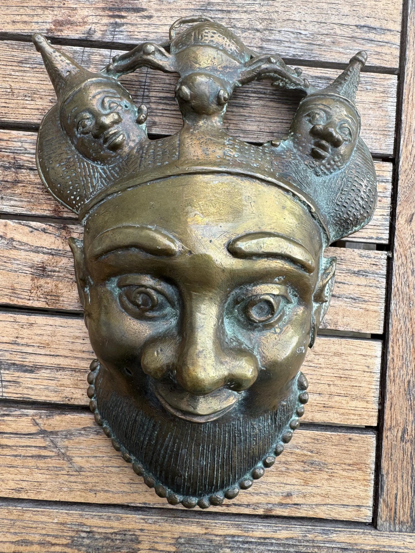 Antique African Bronze Mask