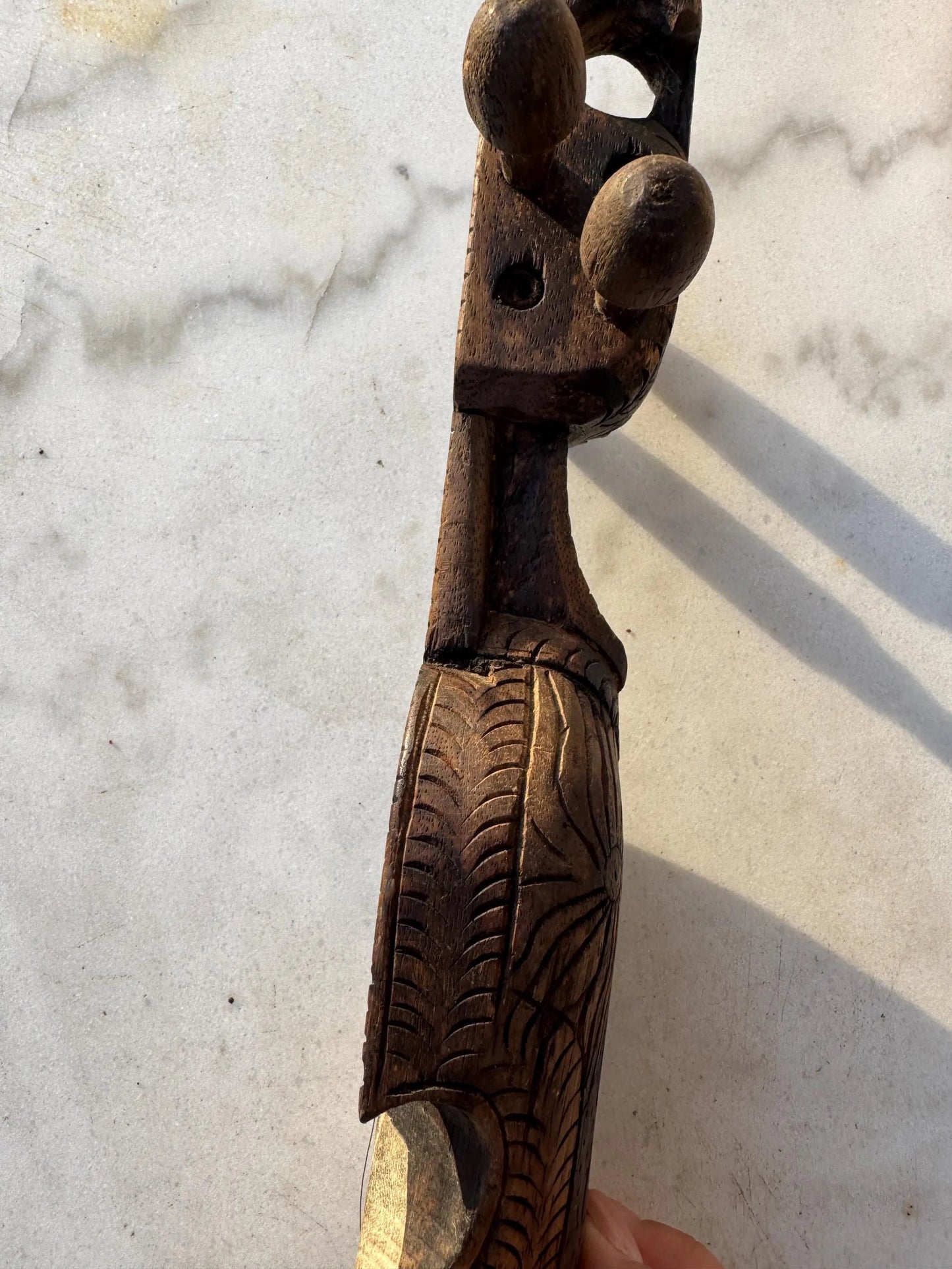 Antique Hand-Carved Nepali Sarangi – Himalayan Folk String Instrument